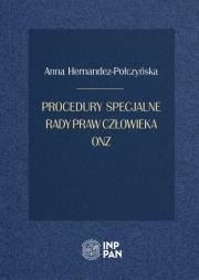 Okładka książki Procedury specjalne Rady Praw Człowieka ONZ