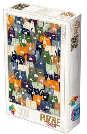 Opakowanie Puzzle 1000 Andrea Kurti, Koty