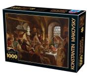 Opakowanie Puzzle 1000 Makovsky, Uczta weselna