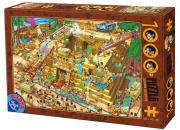 Opakowanie Puzzle 1000 Szaleństwo budowa Piramidy w Gizie