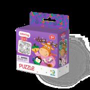Opakowanie Puzzle 16 z kolorowanką Renifer i pingwin DOP300353