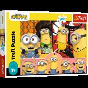 Opakowanie Puzzle 200 Minionki w akcji TREFL