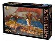 Opakowanie Puzzle 2000 Waterhouse, Ulisses i syreny
