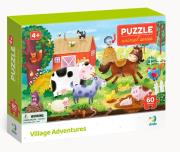 Puzzle 60 Wiejska przygoda. Wydawca: Dodo. Dadada.pl Opakowanie Puzzle 60 Wiejska przygoda