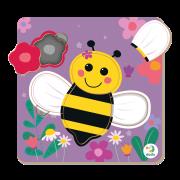 Opakowanie Puzzle Sorter mini 5 elementów Pszczoła DOP300358