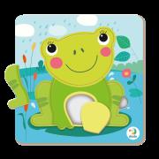Opakowanie Puzzle Sorter mini 5 elementów Żaba DOP300360