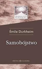 Samobójstwo. Autor: Durkheim Emile. Dadada.pl Okładka książki Samobójstwo