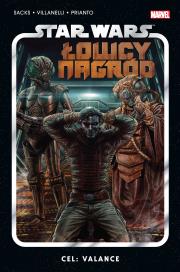 Star Wars Łowcy Nagród T.2 Cel Valance. Autor: Ethan Sacks. Dadada.pl Okładka książki Star Wars Łowcy Nagród T.2 Cel Valance