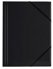 Opakowanie Teczka A4 kart. z gumką nar. czarna (6szt) BT600-V