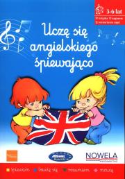 Okładka książki Uczę się angielskiego śpiewająco Książka nagrania scenariusze zajęć