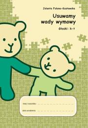 Okładka książki Usuwamy wady wymowy. Głoski: k-t