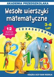 Wesołe wierszyki matematyczne. Autor: Paruszewska Joanna. Dadada.pl Okładka książki Wesołe wierszyki matematyczne