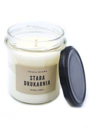 Wosk i Knot Świeca sojowa stara drukarnia 300ml. Producent: Wosk i Knot. Dadada.pl Zdjęcie produktu Wosk i Knot Świeca sojowa stara drukarnia 300ml