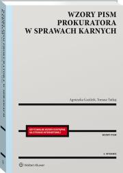 Okładka książki Wzory pism prokuratora w sprawach karnych