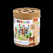 Opakowanie Zabawka drewniana O!Klocki zamek rycerski 61507