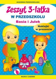 Zeszyt 3-latka. Autor: Paruszewska Joanna. Dadada.pl Okładka książki Zeszyt 3-latka