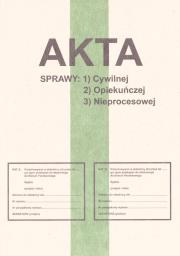 Opakowanie Zeszyt A4 Akta sprawy cywilnej