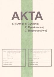 Opakowanie Zeszyt B5 Akta sprawy cywilnej