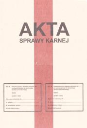 Opakowanie Zeszyt B5 Akta sprawy karnej