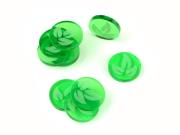 Opakowanie Znaczniki akryl ziel natura okrągłe 20x30mm 10szt