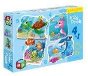 Opakowanie Baby Puzzle 4w1 Pod wodą