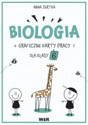 Okładka książki Biologia. Graficzne karty pracy dla klasy 6