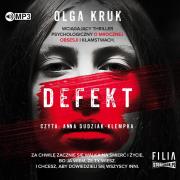 CD MP3 Defekt. Autor: Olga Kruk. Dadada.pl Okładka książki CD MP3 Defekt