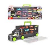 Ciężarówka i walizka 2w1 + autka. Wydawca: Dickie Toys. Dadada.pl Opakowanie Ciężarówka i walizka 2w1 + autka