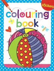 Colouring book z naklejkami. Piłka. Autor:   Praca zbiorowa. Dadada.pl Okładka książki Colouring book z naklejkami. Piłka
