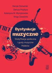 Okładka książki Dystynkcje muzyczne
