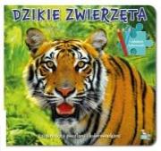 Okładka książki Dzikie zwierzęta. Książeczka z puzzlami i kolor.