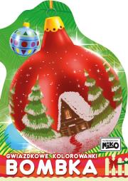 Okładka książki Gwiazdkowe kolorowanki. Bombka
