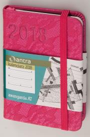 Opakowanie Kalendarz 2018 awangarda a7 różowy