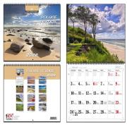 Opakowanie Kalendarz 2022 30x30 13 planszowy Polskie Pejzaże