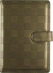 Opakowanie Kalendarz 2022 A5 tygodniowy z zapięciem fusion czarno-złoty