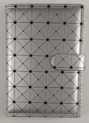 Opakowanie Kalendarz 2022 A5 tygodniowy z zapięciem origami srebrny