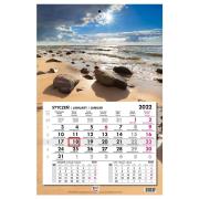 Opakowanie Kalendarz 2022 jednodzielny główka płaska Bałtyk