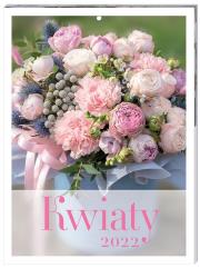 Opakowanie Kalendarz 2022 ścienny 31x23 Kwiaty