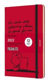 Opakowanie Kalendarz 2022 tygodniowy 12ML Peanuts scarlet red