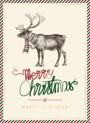 Opakowanie Karnet B6 BN Renifer