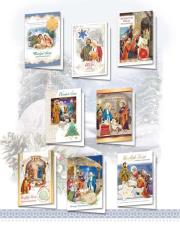 Opakowanie Karnet B6 Boże Narodzenie Religia MIX (10szt)