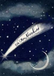 Opakowanie Karnet B6 brokat z kopertą Droga mleczna