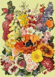 Opakowanie Karnet B6 z kopertą Kwiaty