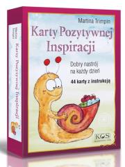 Karty Pozytywnej Inspiracji. Autor: Martina Trimpin. Dadada.pl Okładka książki Karty Pozytywnej Inspiracji