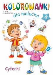 Okładka książki Kolorowanki dla malucha Cyferki