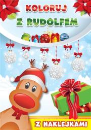 Koloruj z Rudolfem. Autor:   Praca zbiorowa. Dadada.pl Okładka książki Koloruj z Rudolfem