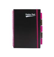 Opakowanie Kołozeszyt PUKKA NEON A4 PROJECT BOOK różowy, kratka