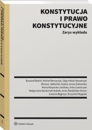 Okładka książki Konstytucja i prawo konstytucyjne Zarys wykładu