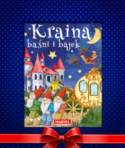 Okładka książki Kraina baśni i bajek w opakowaniu prezentowym