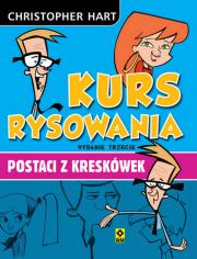 Kurs rysowania postaci z kreskówek. Autor: Hart Christopher. Dadada.pl Okładka książki Kurs rysowania postaci z kreskówek